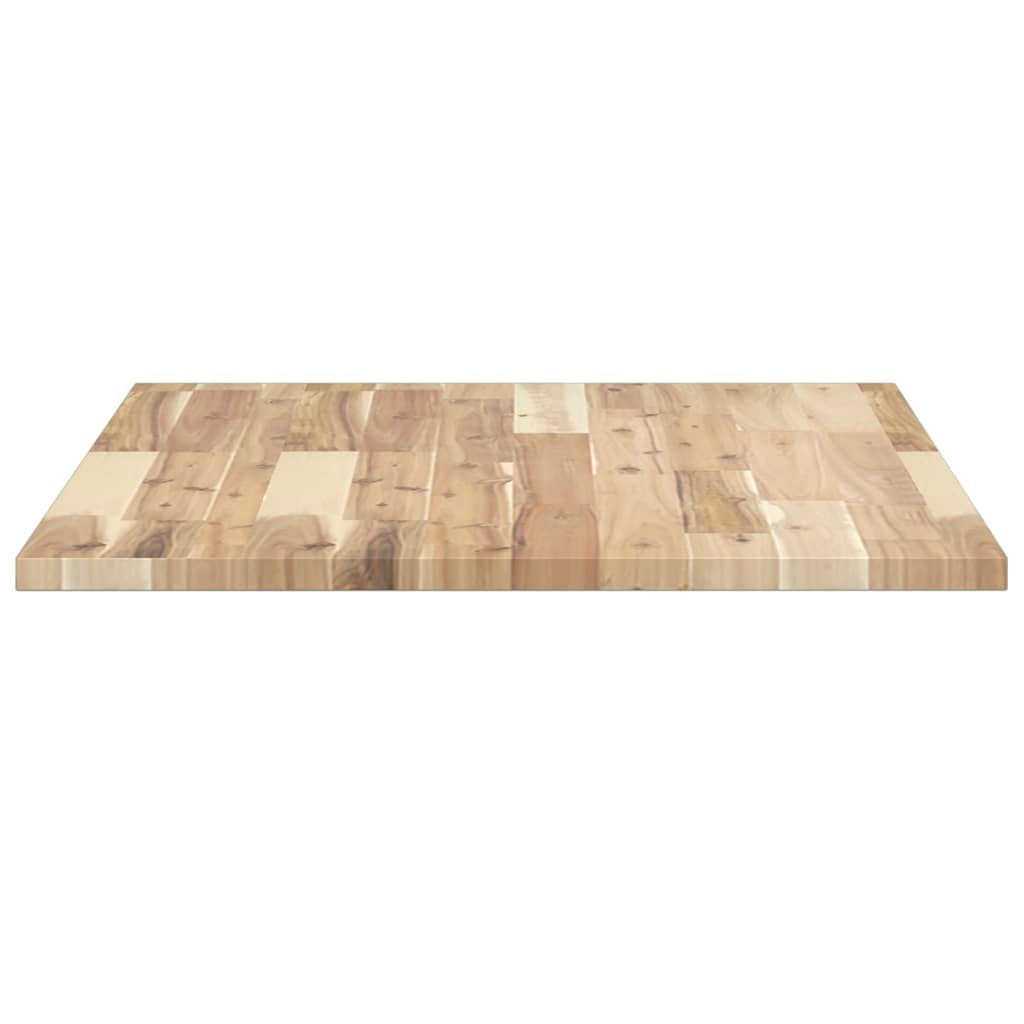 Table Top Rectangular 100x60x2 cm Solid Wood Acacia