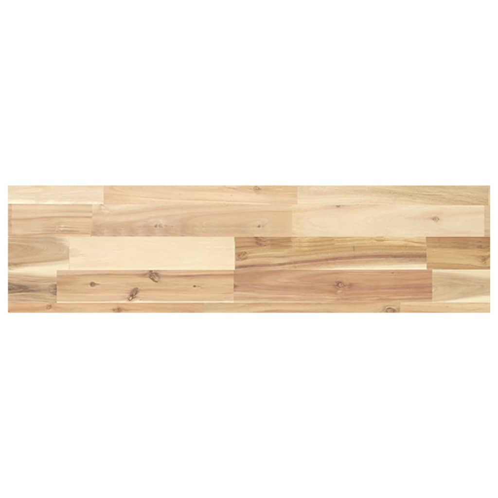 Table Top 80x20x4 cm Rectangular Solid Wood Acacia