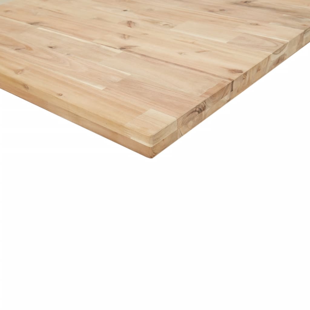 Table Top 80x20x4 cm Rectangular Solid Wood Acacia