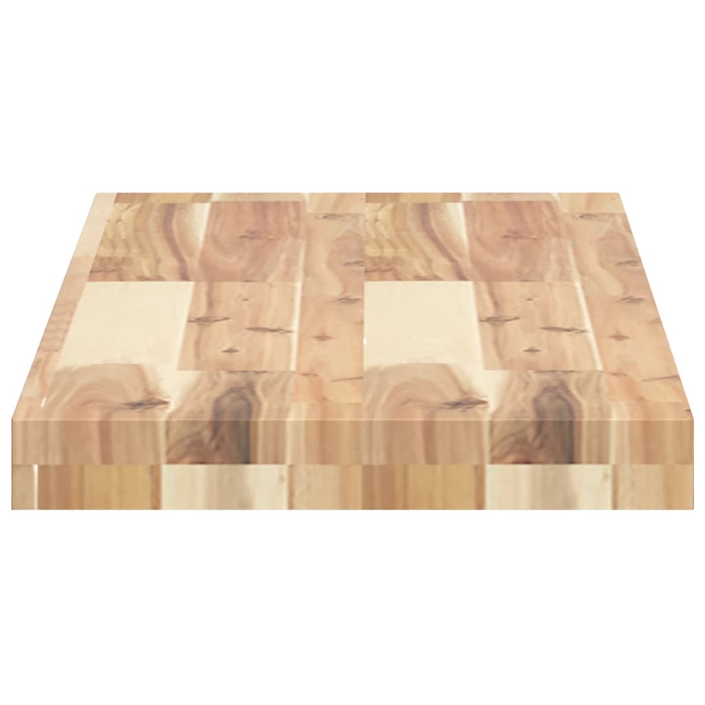 Table Top 80x30x4 cm Rectangular Solid Wood Acacia