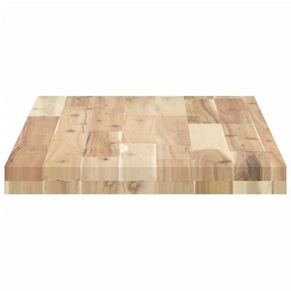 Table Top 60x40x4 cm Rectangular Solid Wood Acacia