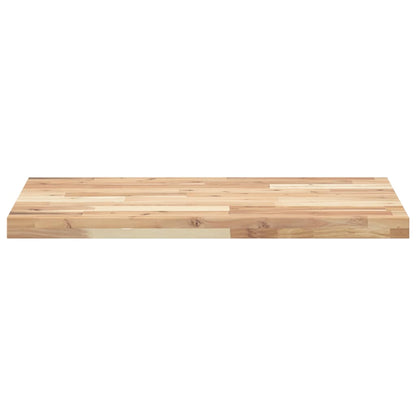 Table Top Rectangular 80x50x4 cm Solid Wood Acacia