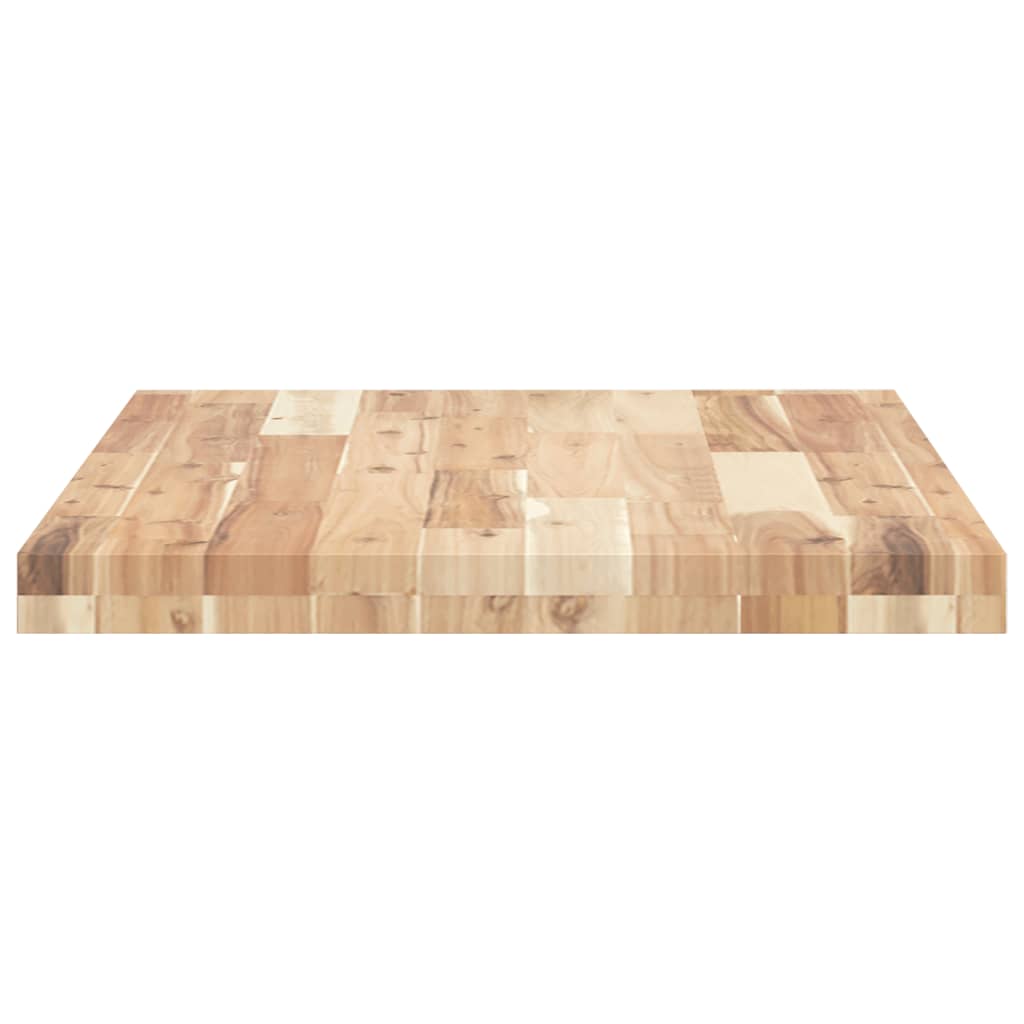 Table Top Rectangular 80x50x4 cm Solid Wood Acacia