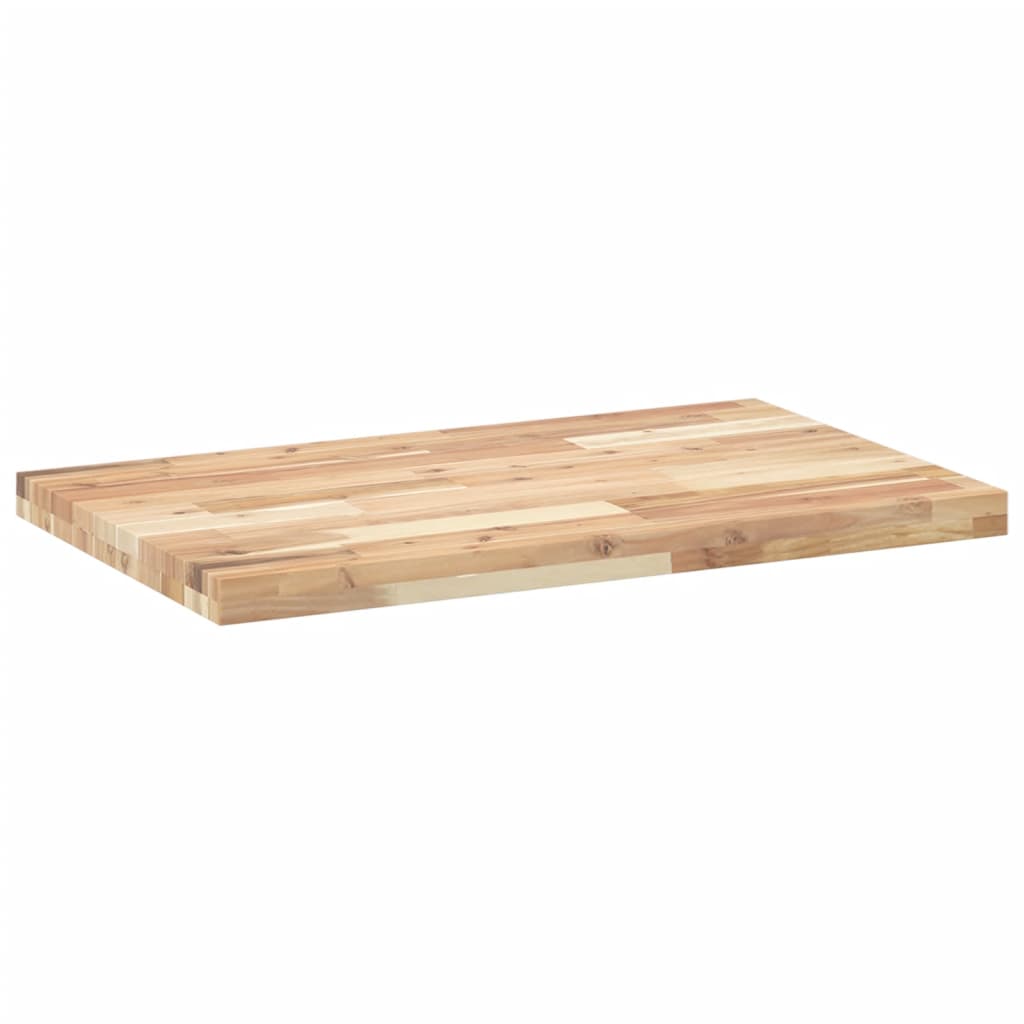 Table Top Rectangular 100x50x4 cm Solid Wood Acacia