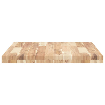 Table Top Rectangular 80x60x4 cm Solid Wood Acacia