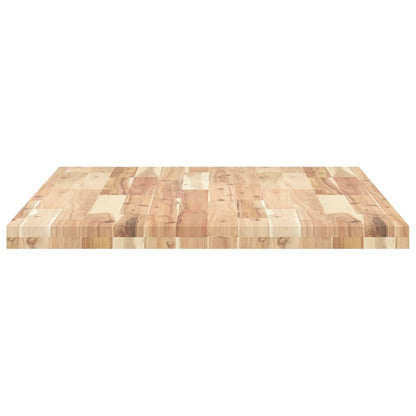 Table Top Rectangular 80x70x4 cm Solid Wood Acacia