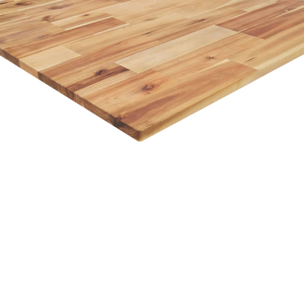 Table Top Rectangular 100x50x2 cm Solid Wood Acacia