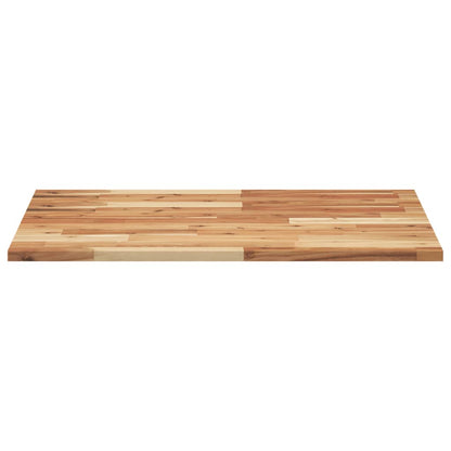 Table Top Rectangular 100x60x2 cm Solid Wood Acacia