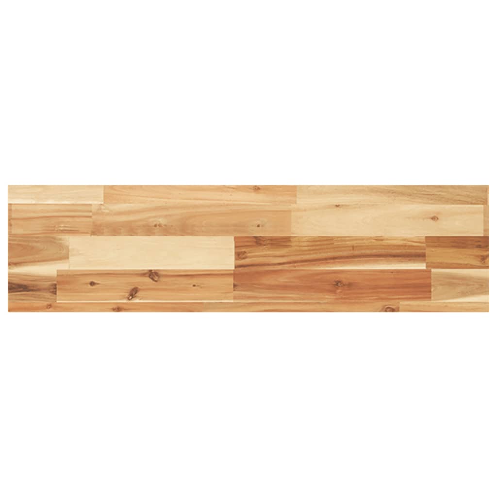 Table Top 80x20x4 cm Rectangular Solid Wood Acacia