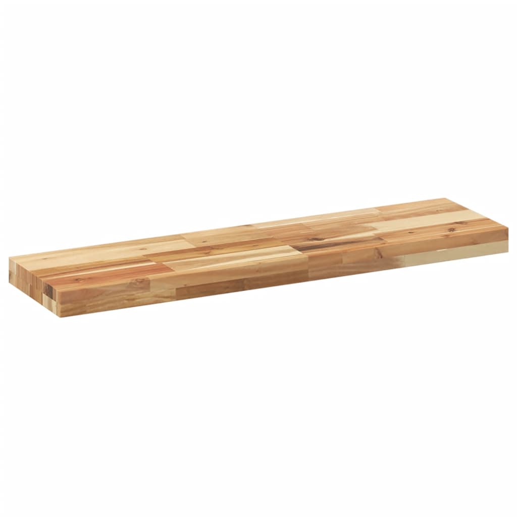 Table Top 80x20x4 cm Rectangular Solid Wood Acacia