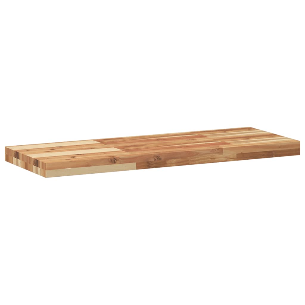 Table Top 80x30x4 cm Rectangular Solid Wood Acacia