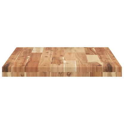 Table Top Rectangular 80x50x4 cm Solid Wood Acacia