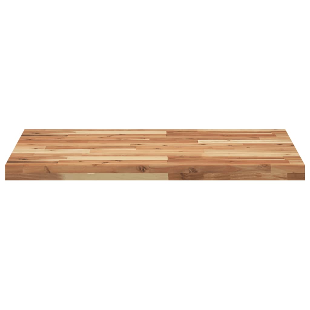 Table Top Rectangular 100x60x4 cm Solid Wood Acacia