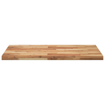 Table Top Rectangular 100x70x4 cm Solid Wood Acacia