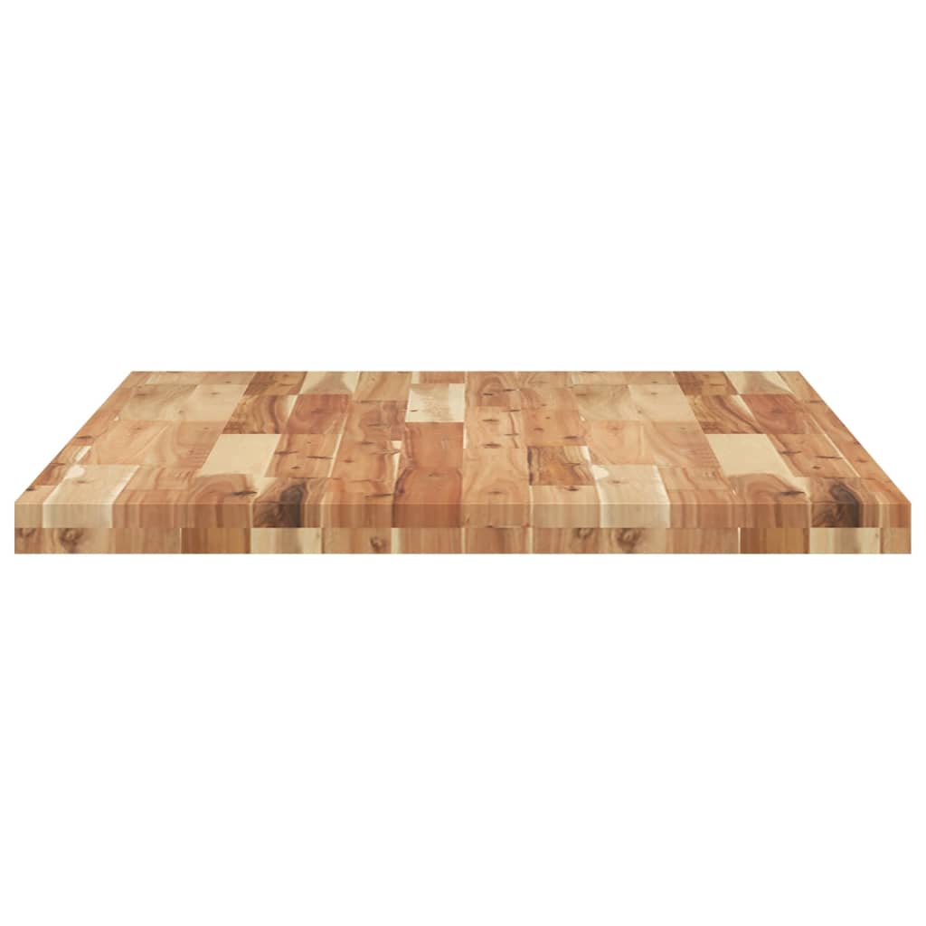 Table Top Rectangular 100x70x4 cm Solid Wood Acacia