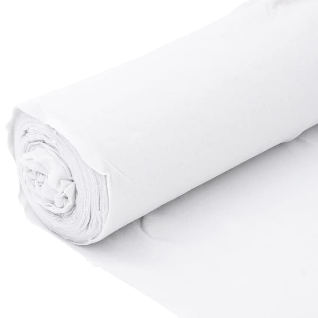 Geotextile Membrane White 1 x 10 m Polyester Fibre