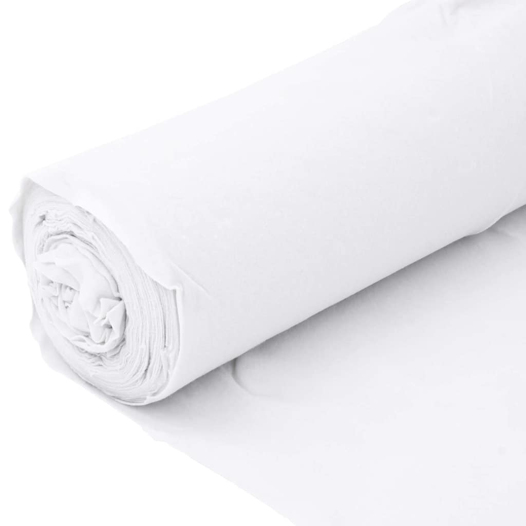 Geotextile Membrane White 1 x 50 m Polyester Fibre