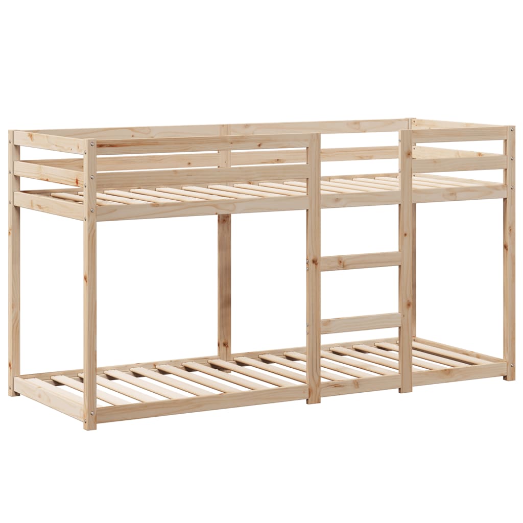 Bunk Bed without Mattress 90x190 cm Single Solid Wood Pine