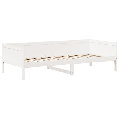 Day Bed with Roof White 90x190 cm Solid Wood Pine