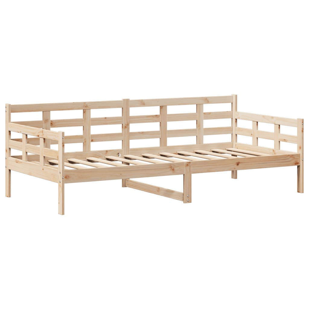 Day Bed with Roof 90x200 cm Solid Wood Pine