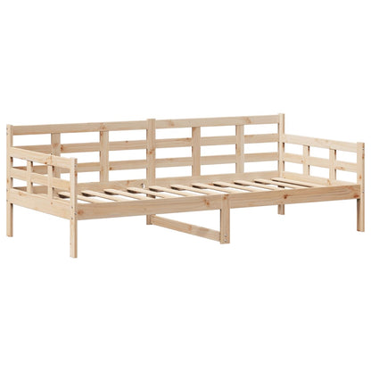 Day Bed with Roof 90x200 cm Solid Wood Pine