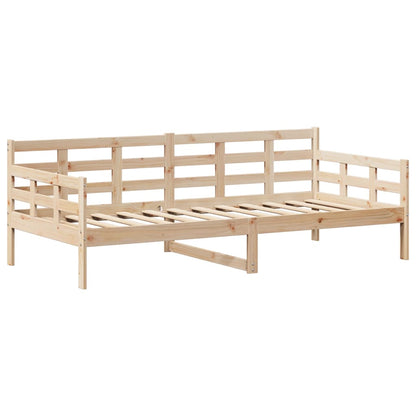 Day Bed with Roof 90x190 cm Solid Wood Pine