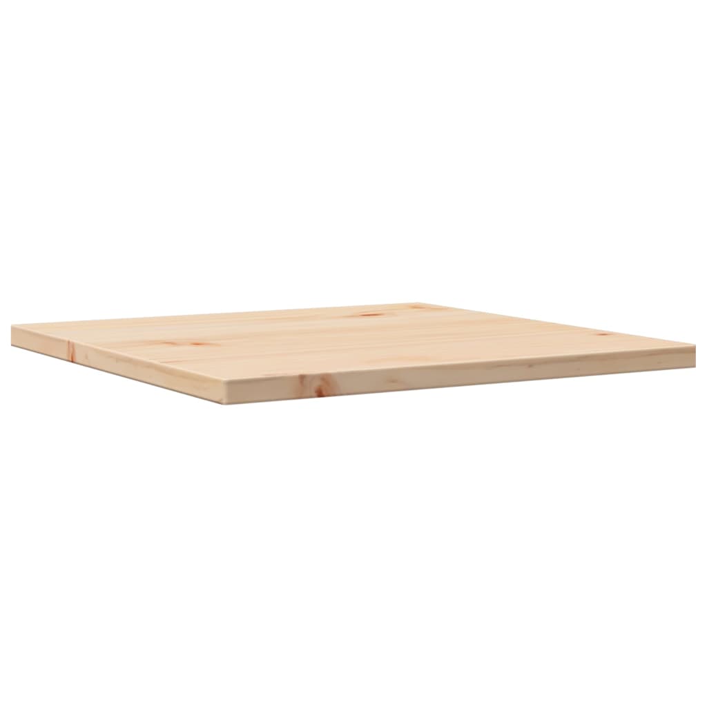 Table Top 40x40x1.7 cm Square Solid Wood Pine