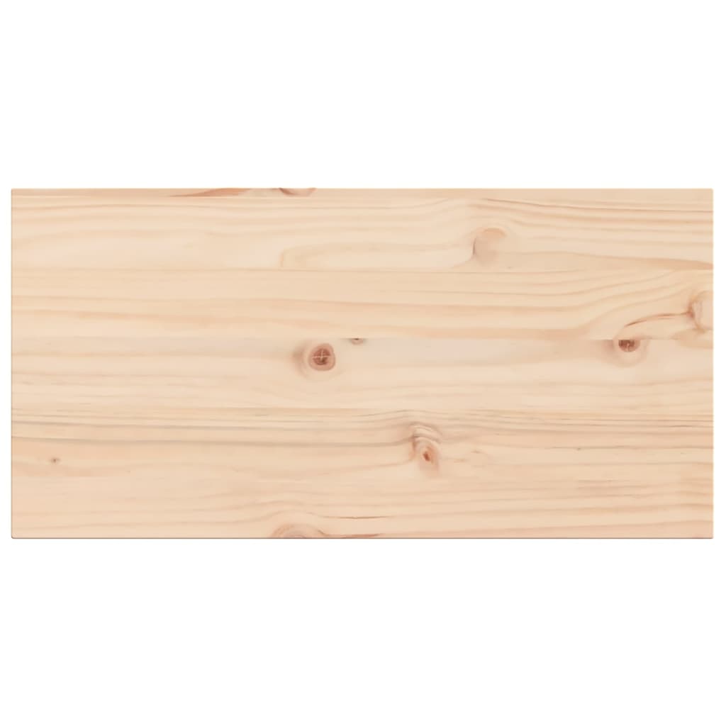 Table Tops 2 pcs 80x40x1.7 cm Rectangular Solid Wood Pine