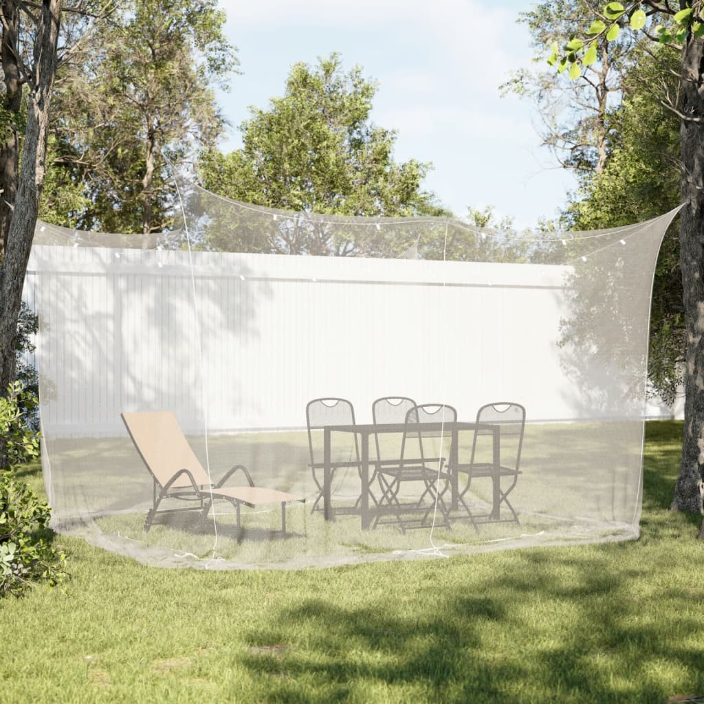 Mosquito Net for Indoor Outdoor 156 Mesh White 300x300x200 cm