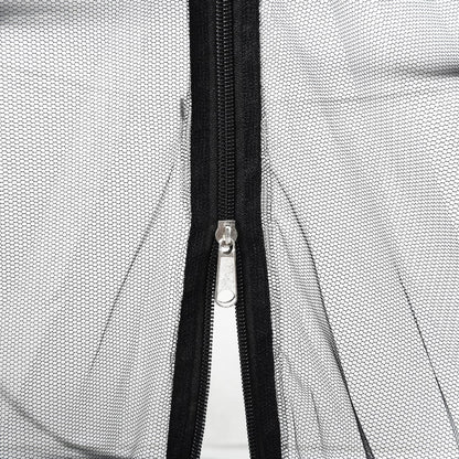 Mosquito Net for Umbrella 220 Mesh Black Φ300x230 cm