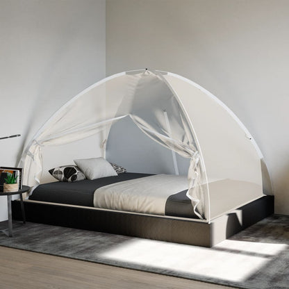 Mosquito Net Mongolia with Doors 220 Mesh White 200x120x130 cm