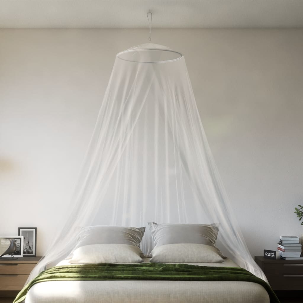 Mosquito Net for Bed 220 Mesh White 56x56x220 cm