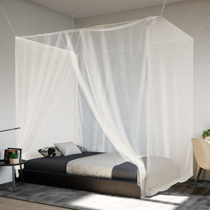 Hanging Mosquito Net 156 Mesh White 220x100x150 cm