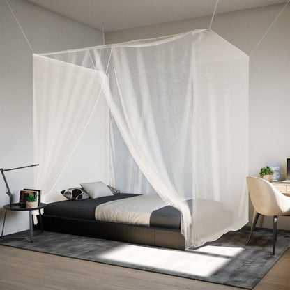 Hanging Mosquito Net 156 Mesh White 220x180x180 cm