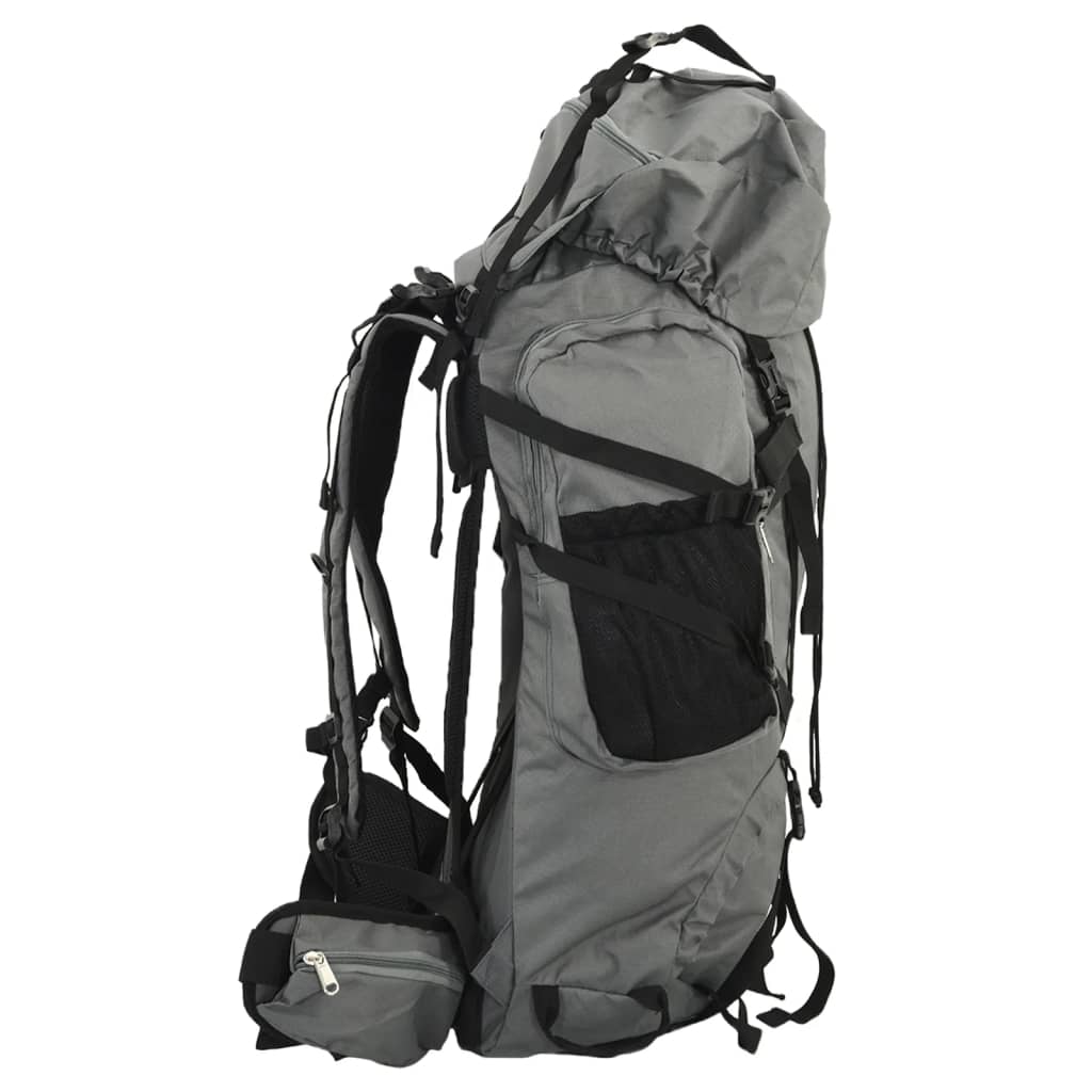 Hiking Backpack Grey 60 L Oxford Fabric