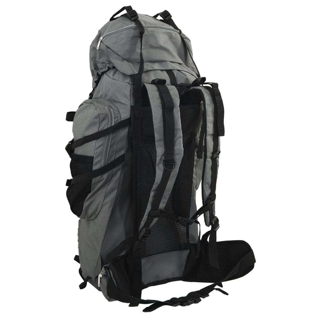 Hiking Backpack Grey 60 L Oxford Fabric