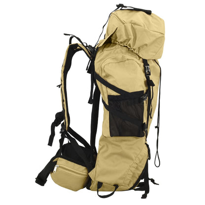 Hiking Backpack Khaki 60 L Oxford Fabric