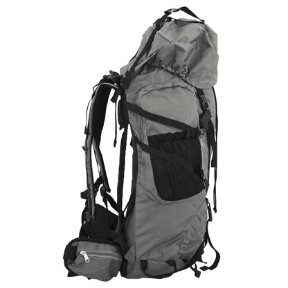 Hiking Backpack Grey 80 L Oxford Fabric