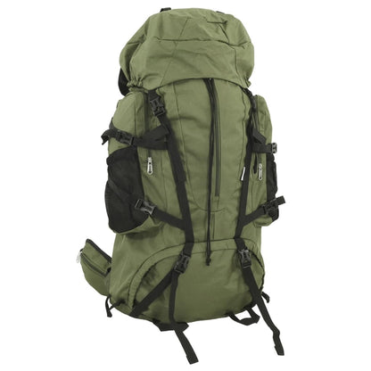 Hiking Backpack Army Green 80 L Oxford Fabric