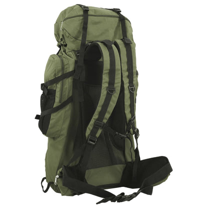 Hiking Backpack Army Green 80 L Oxford Fabric