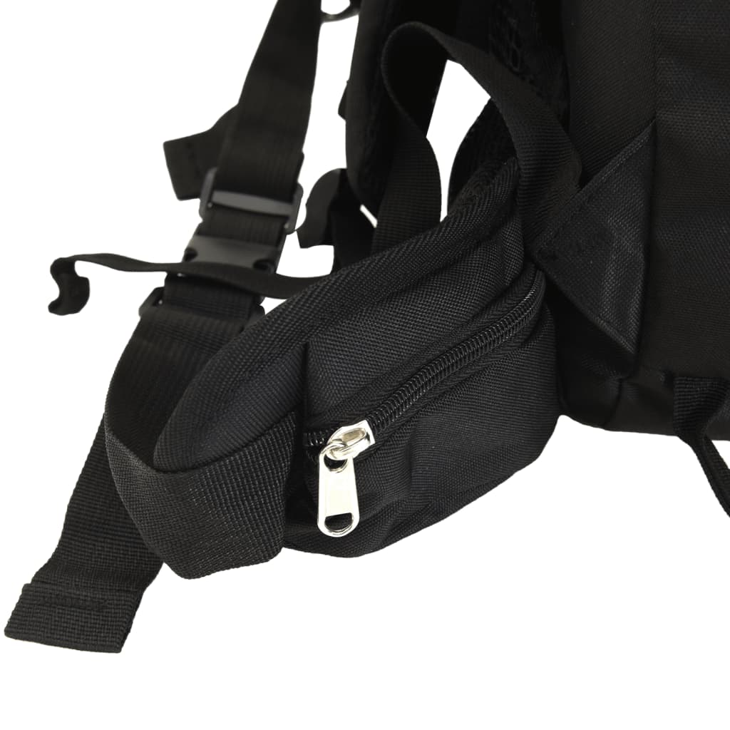 Hiking Backpack Black 100 L Oxford Fabric