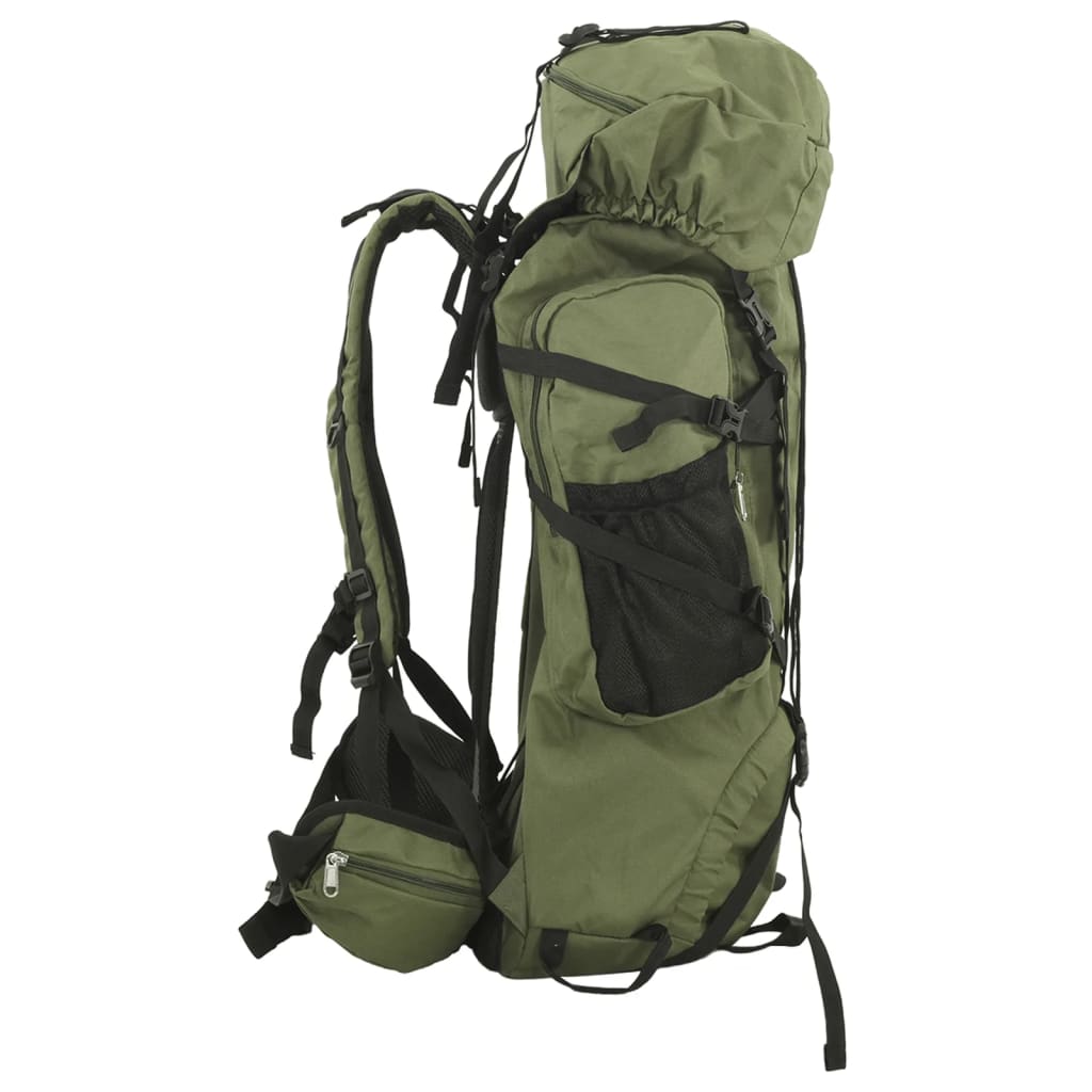 Hiking Backpack Army Green 100 L Oxford Fabric