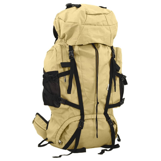 Hiking Backpack Khaki 100 L Oxford Fabric