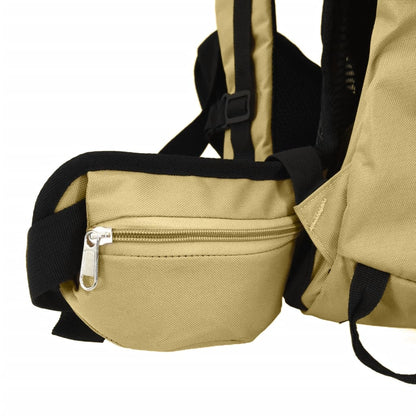 Hiking Backpack Khaki 100 L Oxford Fabric