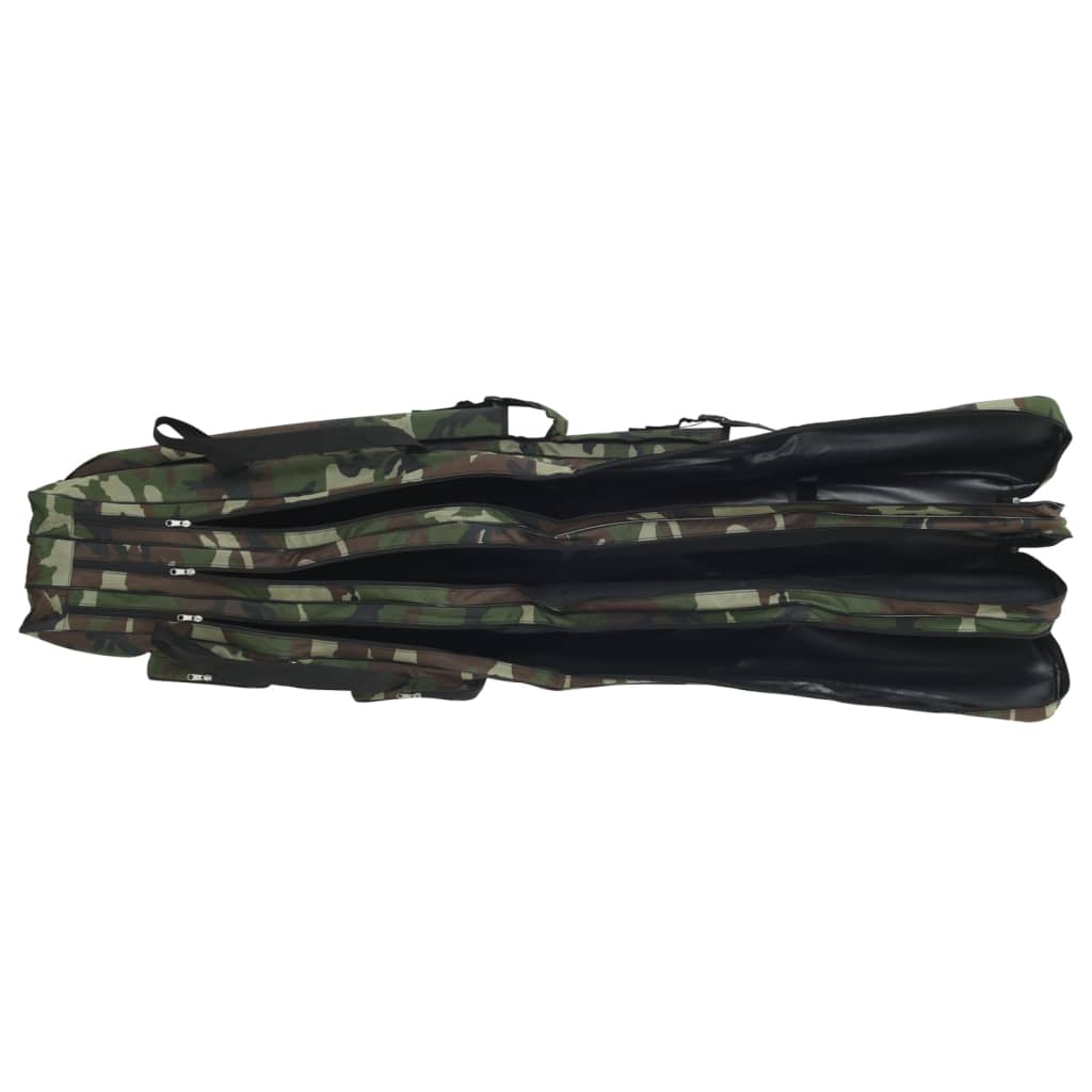 Fishing Rod Bag Green Camouflage 150 cm Oxford Fabric