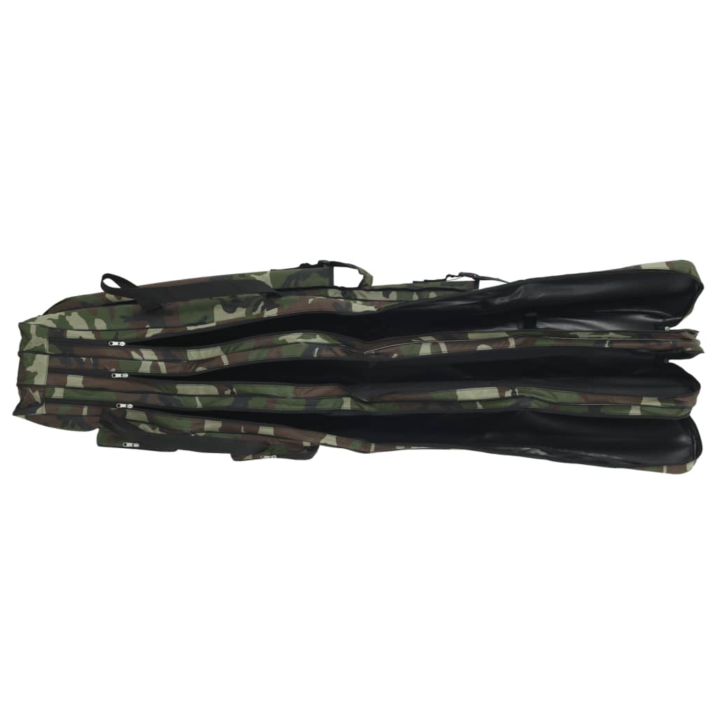 Fishing Rod Bag Green Camouflage 160 cm Oxford Fabric