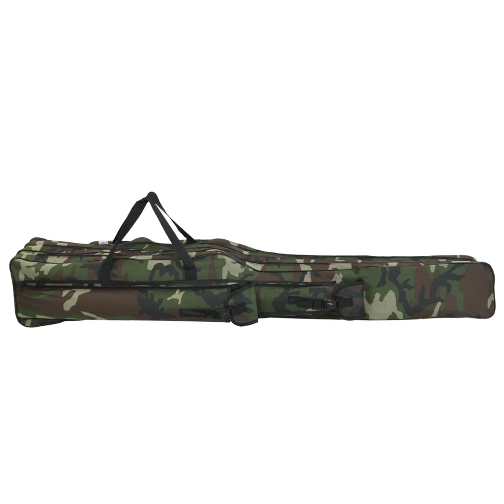 Fishing Rod Bag Green Camouflage 160 cm Oxford Fabric