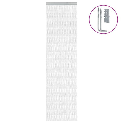 Chain Door Fly Screen 56x202 cm Aluminium