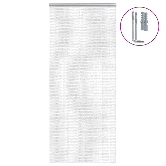 Chain Door Fly Screen 90x212 cm Aluminium