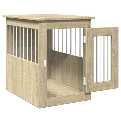 Dog Crate Furniture Sonoma Oak 45x62x59 cm Engineered Wood